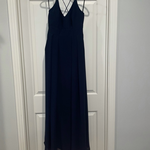 After Six Bridesmaid Dress, Size 8, Sailor Blue - Picture 8 of 8